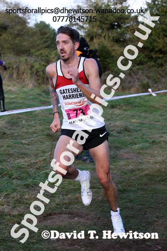 Senior men, 2016 National Cross Country Relays, Berry Hill Park, Mansfield. Photo: David T. Hewitson/Sports for All Pics